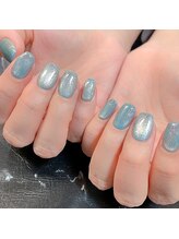 サロンドゥプリエ 門司店(SALON deux PRIER)/マグネットネイル♪