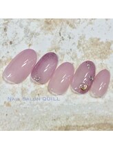 ネイルサロン クイル(QUILL)/１０月ちょこっとアート（１）