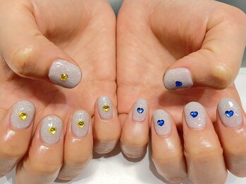 クォーターリゾートネイル(QUARTER RESORT nail)/ハートネイル☆