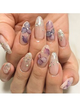 シェリ(cheri)/持ち込みデザインジェル¥9,000