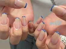 ミリネイルズ(milli nails)/スキニーフレンチネイル