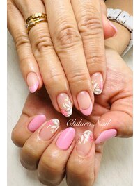 フラワー＆フレンチネイル