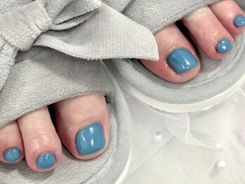 ネイルネージュ 錦糸町(Nail Neige)/ワンカラー/フットネイル