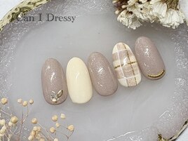 大人　チェック　冬