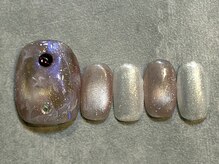 カラネイル 南森町店(calla nail)/オーロラ フラッシュマグ　