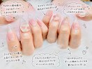 クリアネイル＆チークネイル