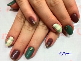 チェックネイル