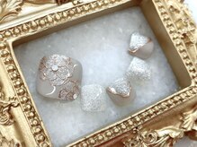 ネイルサロン ふるる 大須店/フットミディアムネイル#306