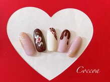 コッコア(Coccoa)/バレンタインネイル^ ^