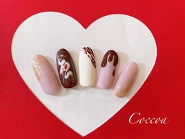 バレンタインネイル^ ^