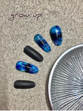 グローアップ(grow up)/【堀内限定】特殊アート虹色石