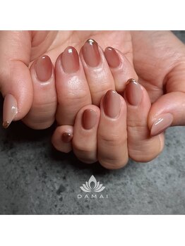 ダマイ 代官山(DAMAI)/【シンプルコース】ミラーネイル