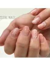 クリスタルネイル ボンベルタ橘店(CRYSTAL NAIL)/フラワーネイル