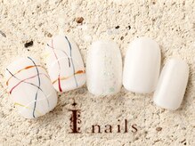 アイネイルズ 町田店(I nails)/お絵かきキラマットラメ 7980円