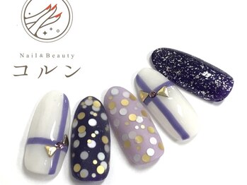 コルン/ハロウィンネイル￥7810