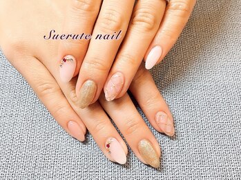 スエルテ ネイルサロン 北千住店/ぷく可愛いキルティング¥8000