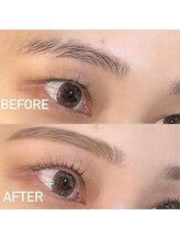 モストアイズ 川崎(most eyes)/自然な眉毛とまつ毛カールへ★