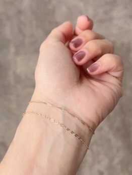 ネイルズフォーユー(Nails 4 U)の写真/シンプルなネイルにも映えるパーマネントジュエリーをご用意◎自分へのご褒美、大切な人へのプレゼントに♪
