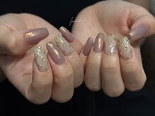 フォーシック 大森(fourchic)/ミラーネイル/フラッシュネイル