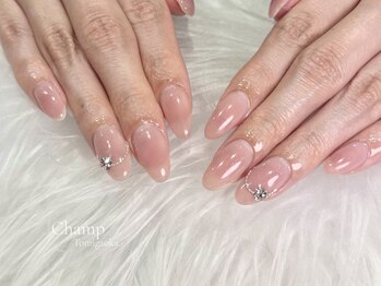 ちゅるちゅるピンクネイル