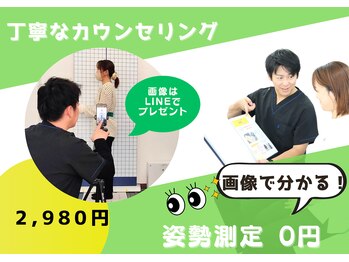 よつば鍼灸整骨院/姿勢測定写真プレゼント!