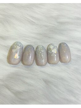 ハートホロでおめかしマグネイル