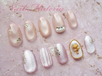 ネイル マテリア 池袋店(Nail Materia)の写真/【初回ジェルオフ無料/持ち込みデザインOK】≪SNSで話題のデザインも多数ご用意♪≫大人可愛くアレンジ可◎