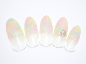 ワンネイル(ONE NAIL)/＃タイダイ＃カラフル＃コットン