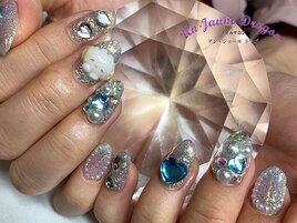 【自爪ネイル】ブルーネイル