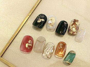 アンドココ 下北沢店(And & coco.)/振袖ネイル / 成人式ネイル