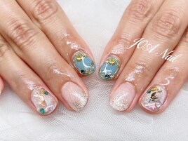 定額Ａ★マーメイド★夏ネイル