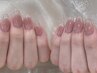 【人気No.2】チークマグネットフレンチネイル1周年限定価格　¥8800→¥7800
