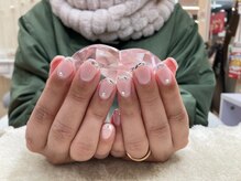 ネイルサロン エーナイン ザ ビッグ豊平店/ガラスフレンチ