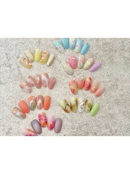 手描きアートが得意なサロン