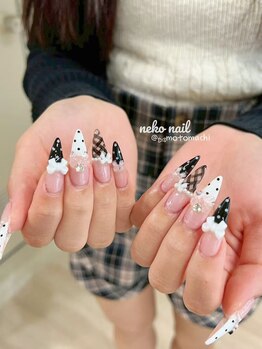 ネコ(Neko)/ロングワンホン チェック
