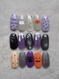 ハロウィンネイルデザイン