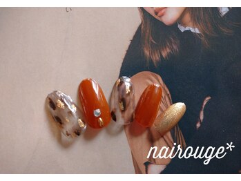 ネイル―ジュ 札幌大通店(nairouge*)/定額♪ニュアンスひょう柄♪