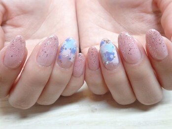アミュリー ネイル アトリエ(Amury nail atelier)/ニュアンス フラワー シアー