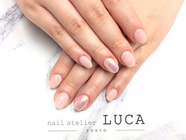 s-16 シンプルオーロラネイル