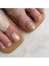 ノエム ネイルサロン(NOEM)/ぷっくりクリアフット