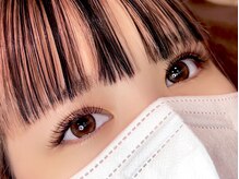 育毛まつげエクステ アイマジック 池袋店(EYE MAJIC)/ブラウンカラーフラットラッシュ