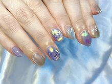 マシェリ(MA CHERIE)/オーロラしずくネイル