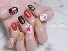 モチーフネイル　推しネイル