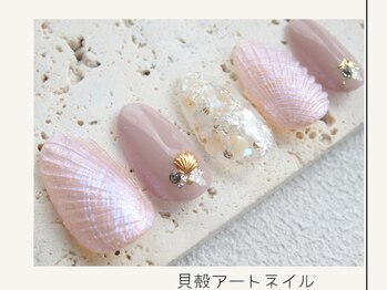 プレンティー 北千住西口店(plenty)/貝殻アートネイル
