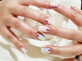 春カラー～ミラーフレンチ～