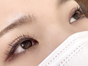 ミニョンアイラッシュデザインサロン 北花田店/フラットマットラッシュ カラー