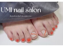 ユミ(Umi)/フット親指一本デザインネイル