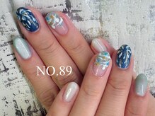 ナンバーハチキュウ(NO.89)の雰囲気（定額デザイン持込◎[定額・デザインネイル]花火）