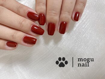 モグネイル(Mogunail)/クリスマス/ボルドーネイル