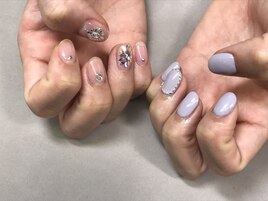 ちぐはぐ！クリアネイル